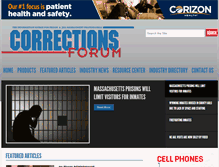 Tablet Screenshot of correctionsforum.net